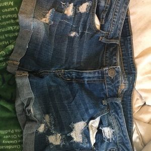 Aeropostale Midi Jean Shorts